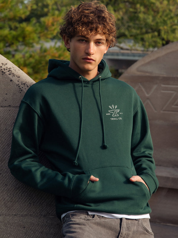 TROLL CO. TWISTING WRENCHES PULL OVER HOODIE