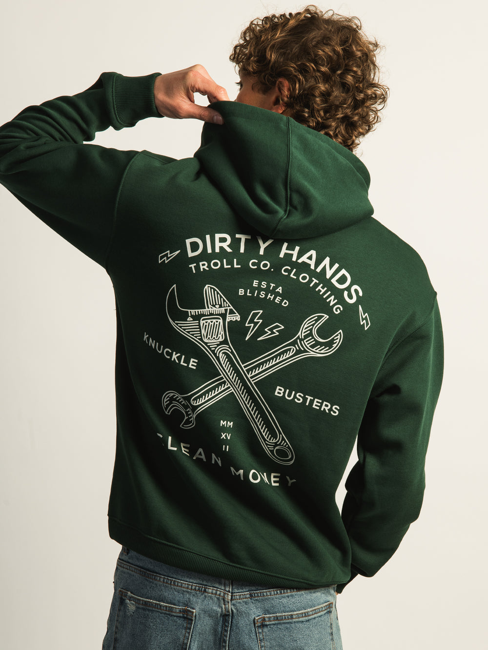 TROLL CO. TWISTING WRENCHES PULL OVER HOODIE