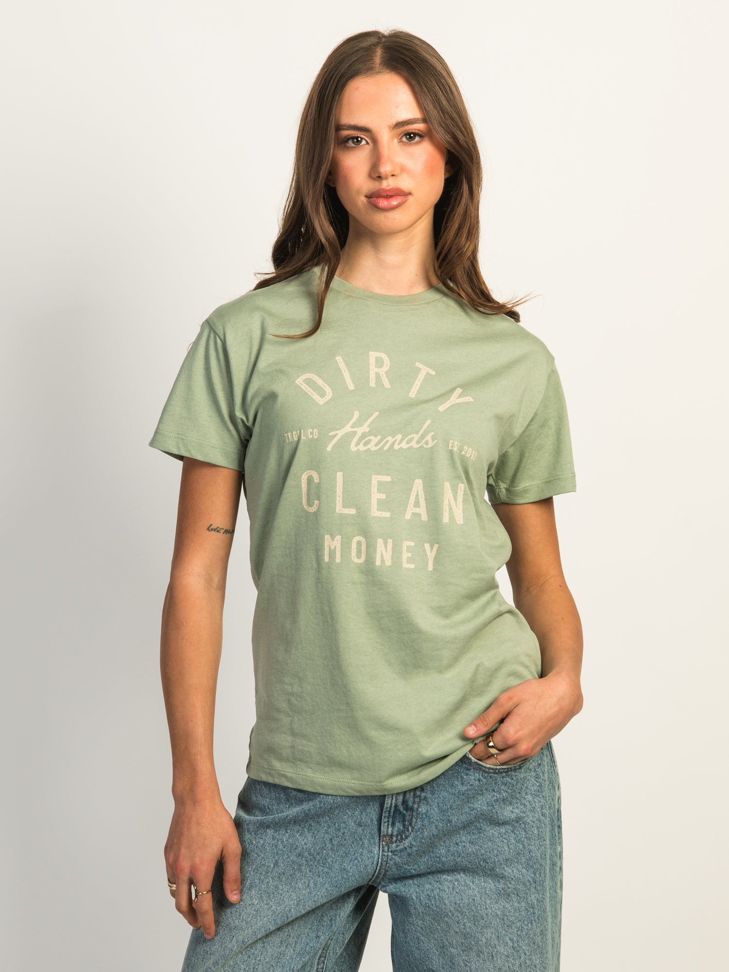 TROLL CO. JUNO TEE - SAGE