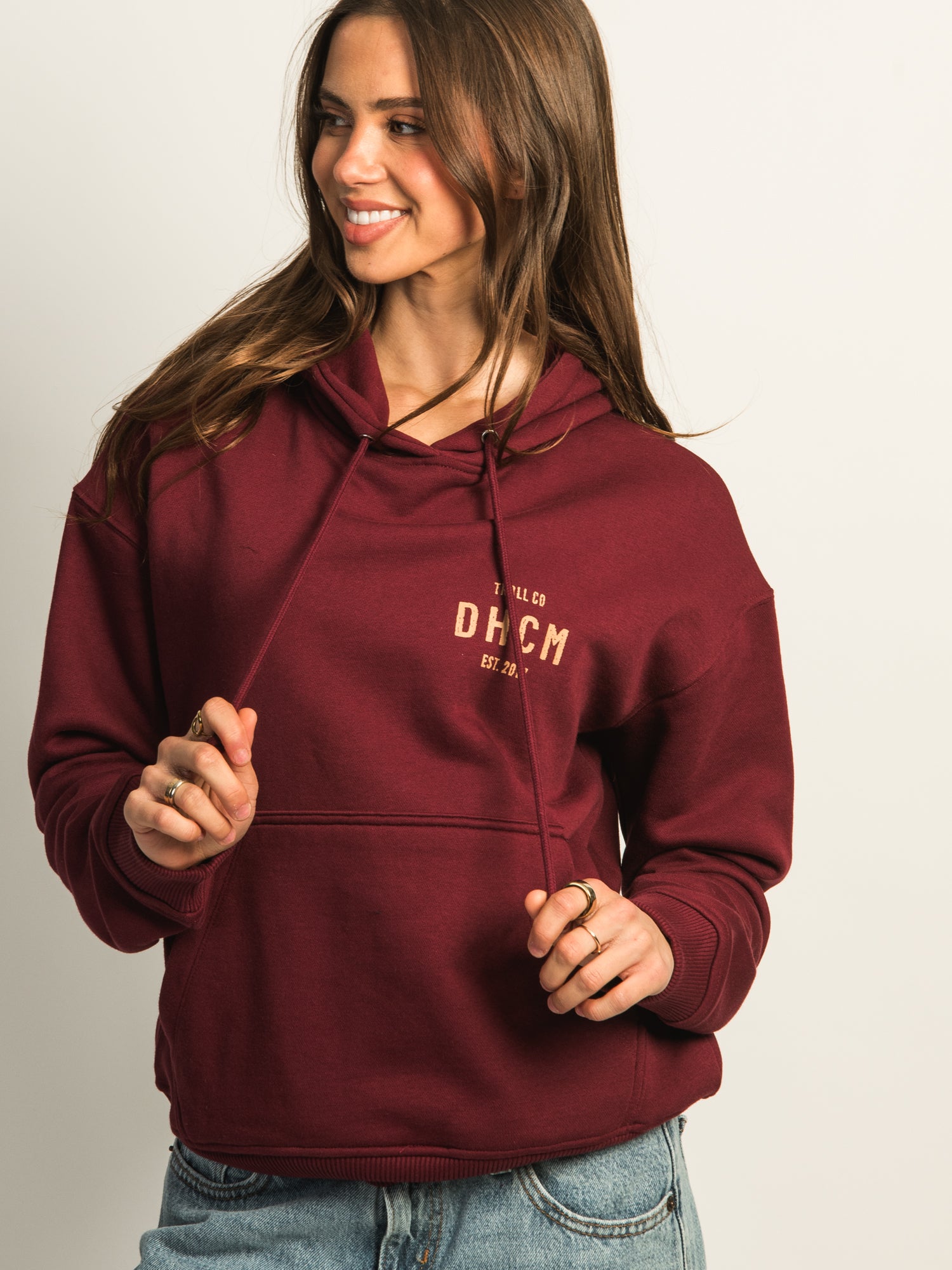TROLL CO. JUNO PULL OVER HOODIE - PORT