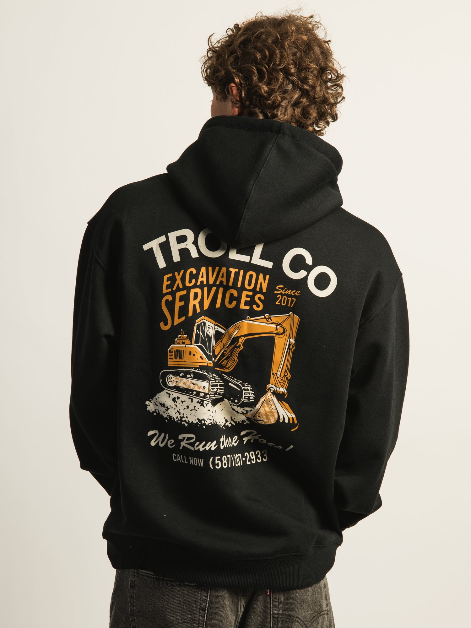 TROLL CO. EXCAVATION SVCS 2.0 PULL OVER HOODIE