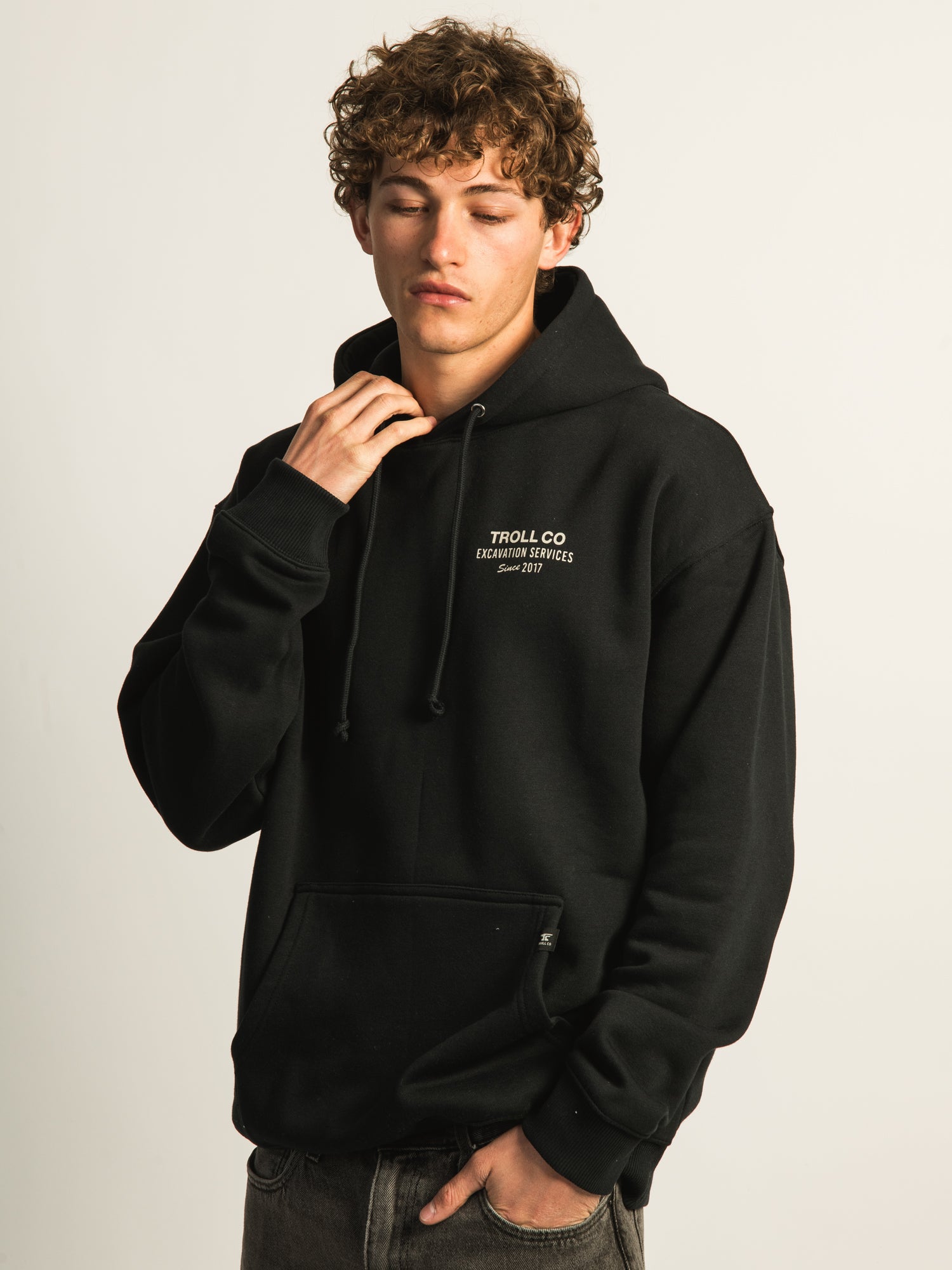 TROLL CO. EXCAVATION SVCS 2.0 PULL OVER HOODIE