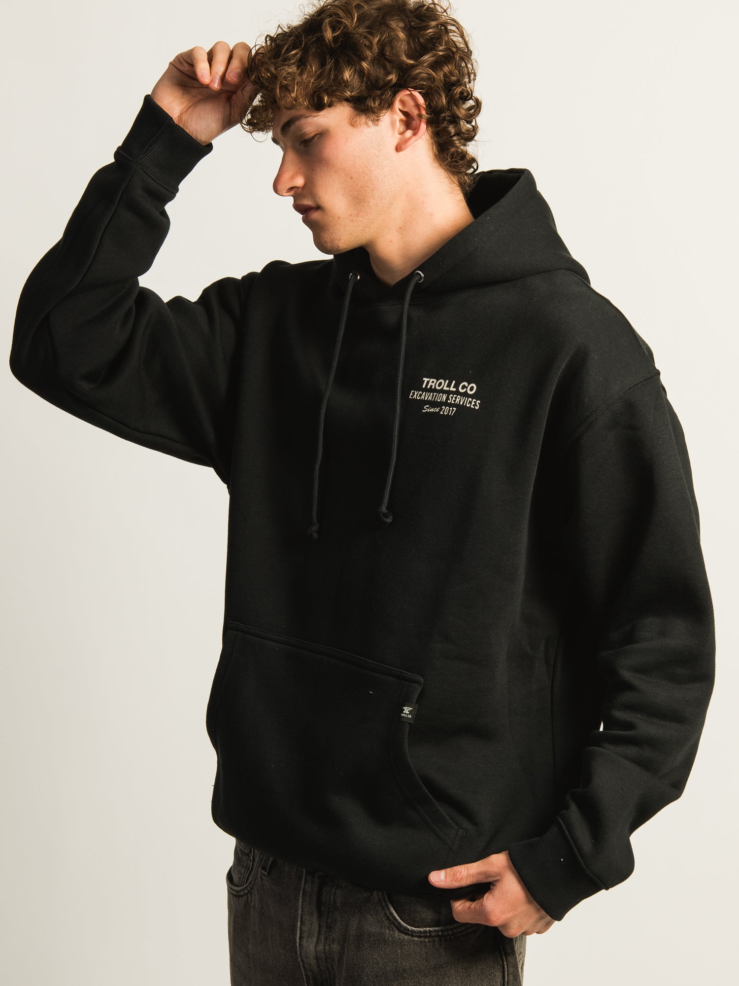 TROLL CO. EXCAVATION SVCS 2.0 PULL OVER HOODIE