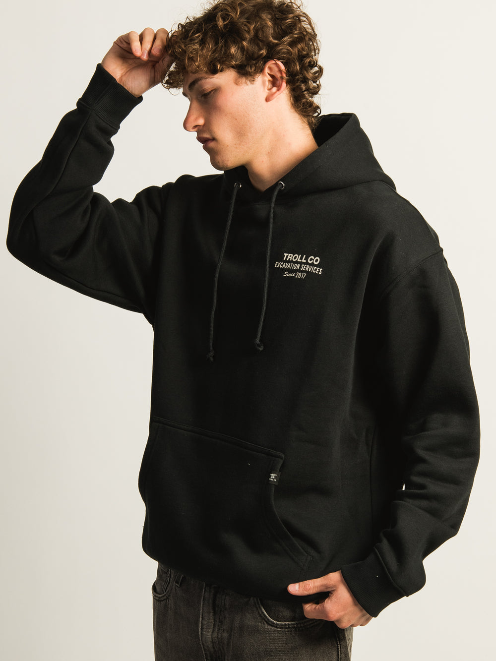 TROLL CO. EXCAVATION SVCS 2.0 PULL OVER HOODIE