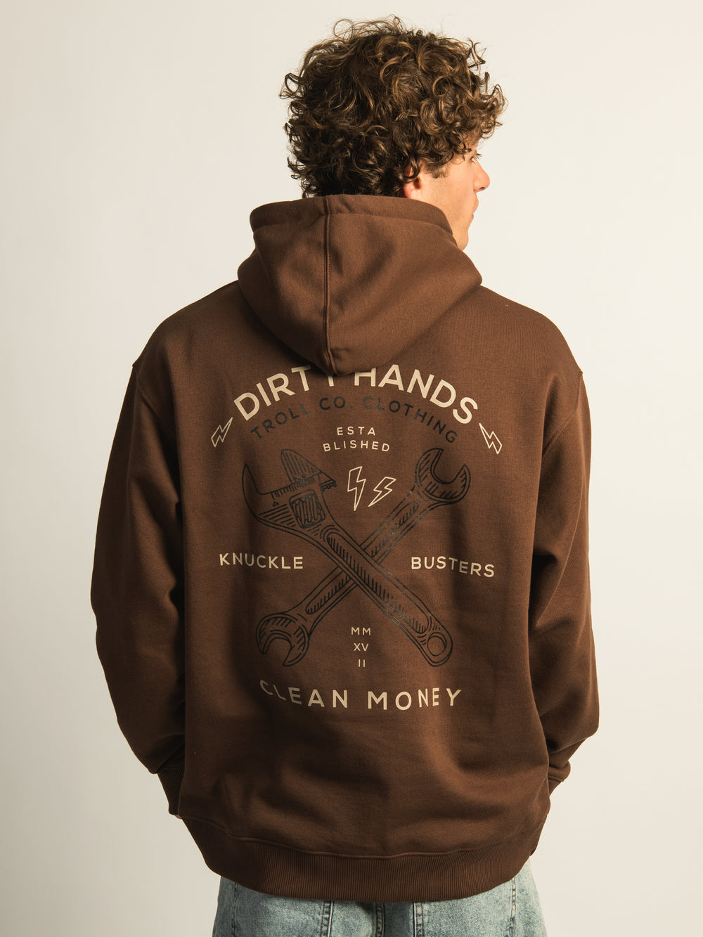 TROLL CO. TWISTING WRENCHES PULL OVER HOODIE