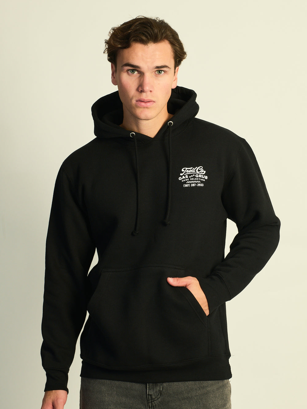 TROLL CO. GAS AND GRUB PULLOVER HOODIE