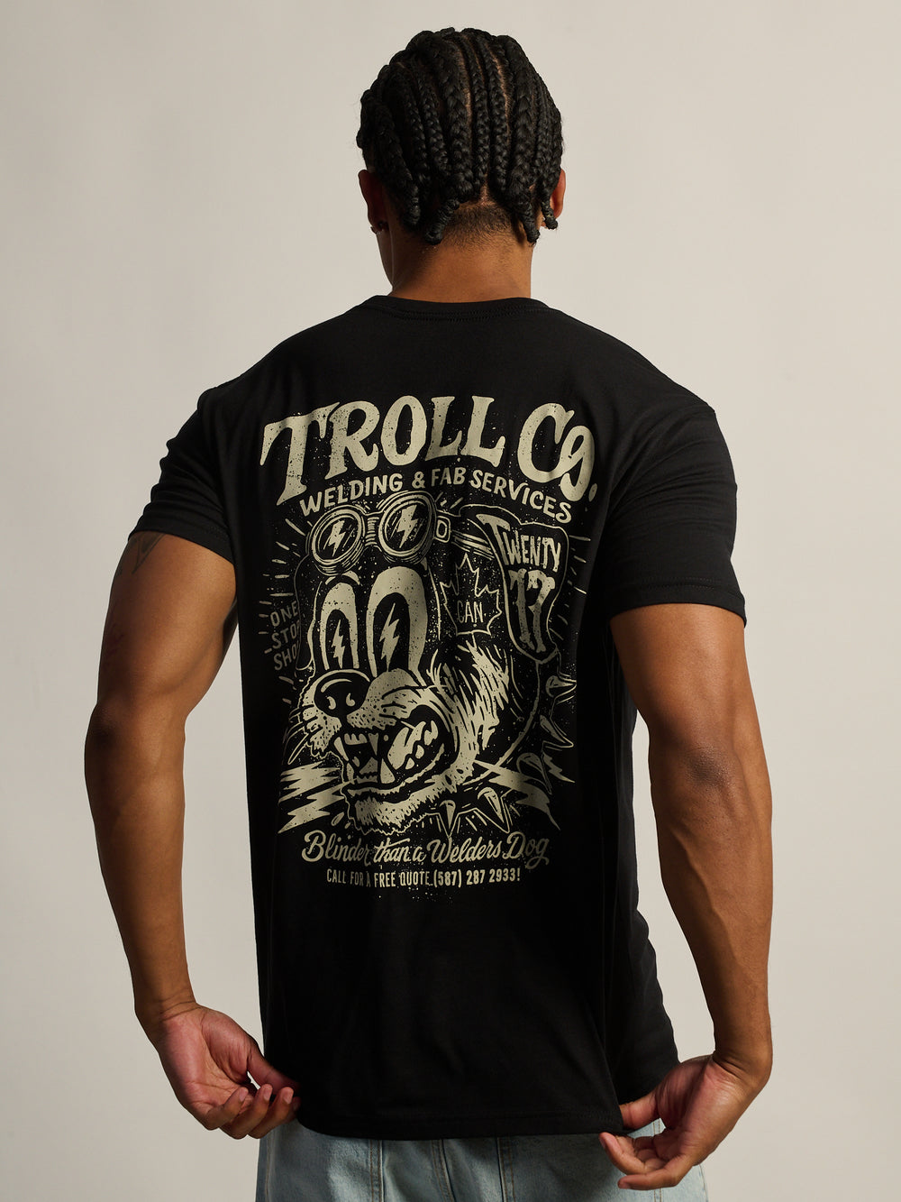 T-shirt TROLL CO. SOUDEURS CHIEN CANADA