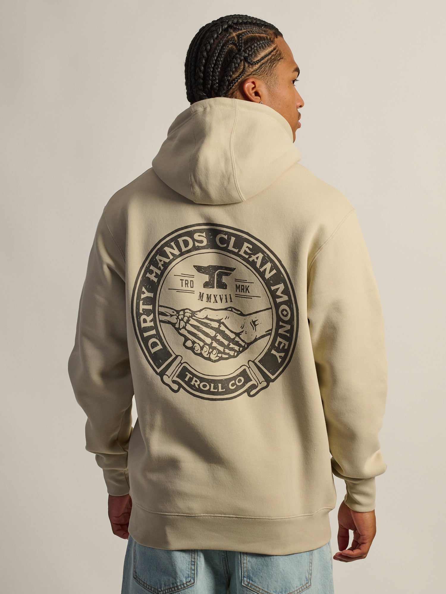 TROLL CO. HAGGLER HOODIE - SAND