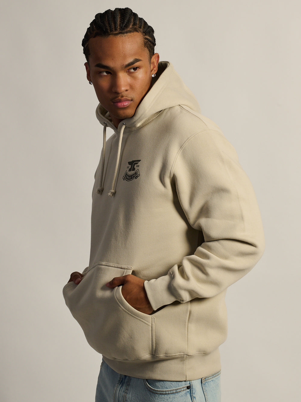 TROLL CO. HAGGLER HOODIE - SAND