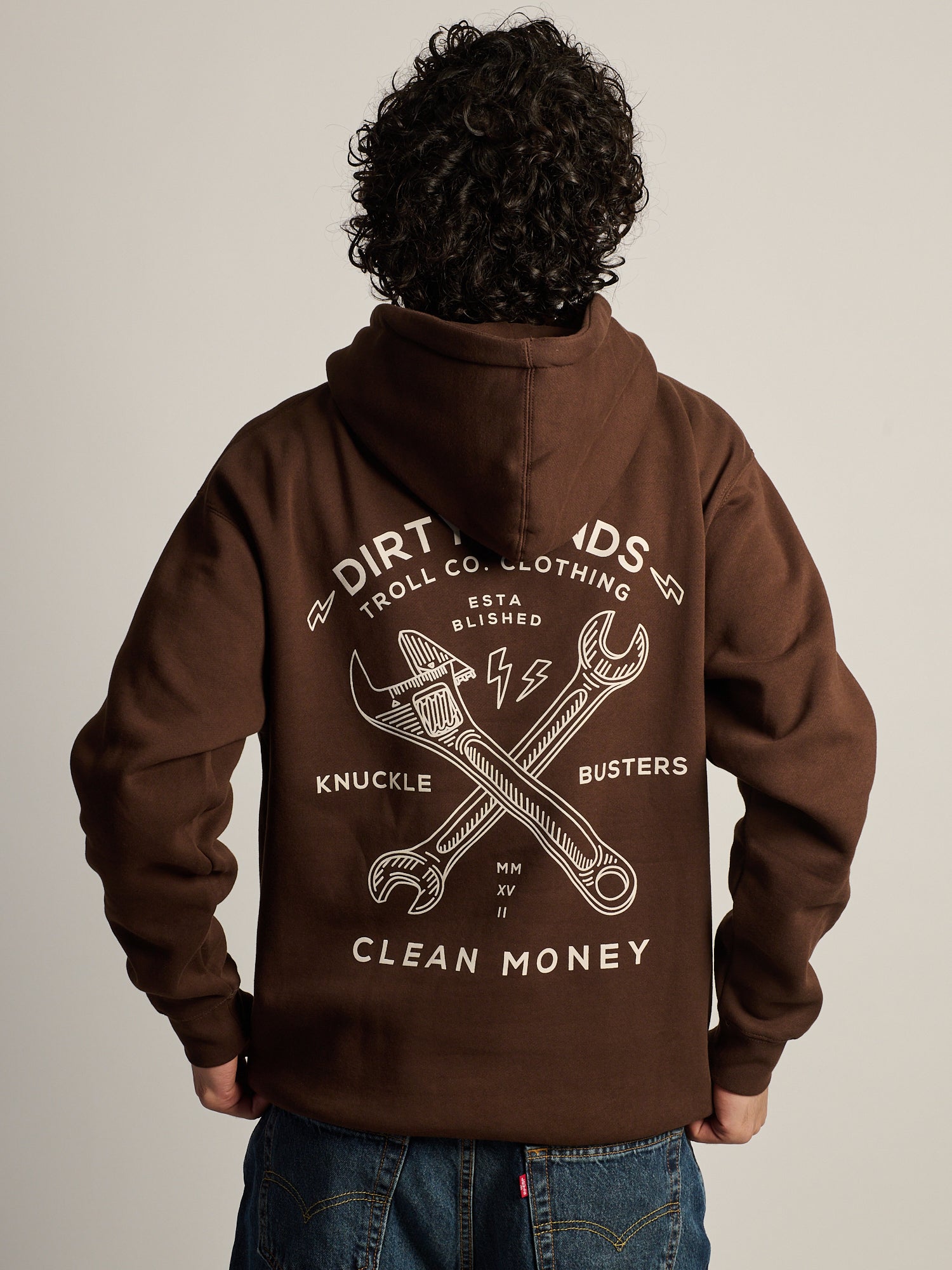 TROLL CO. TWISTING WRENCHES PULLOVER HOODIE