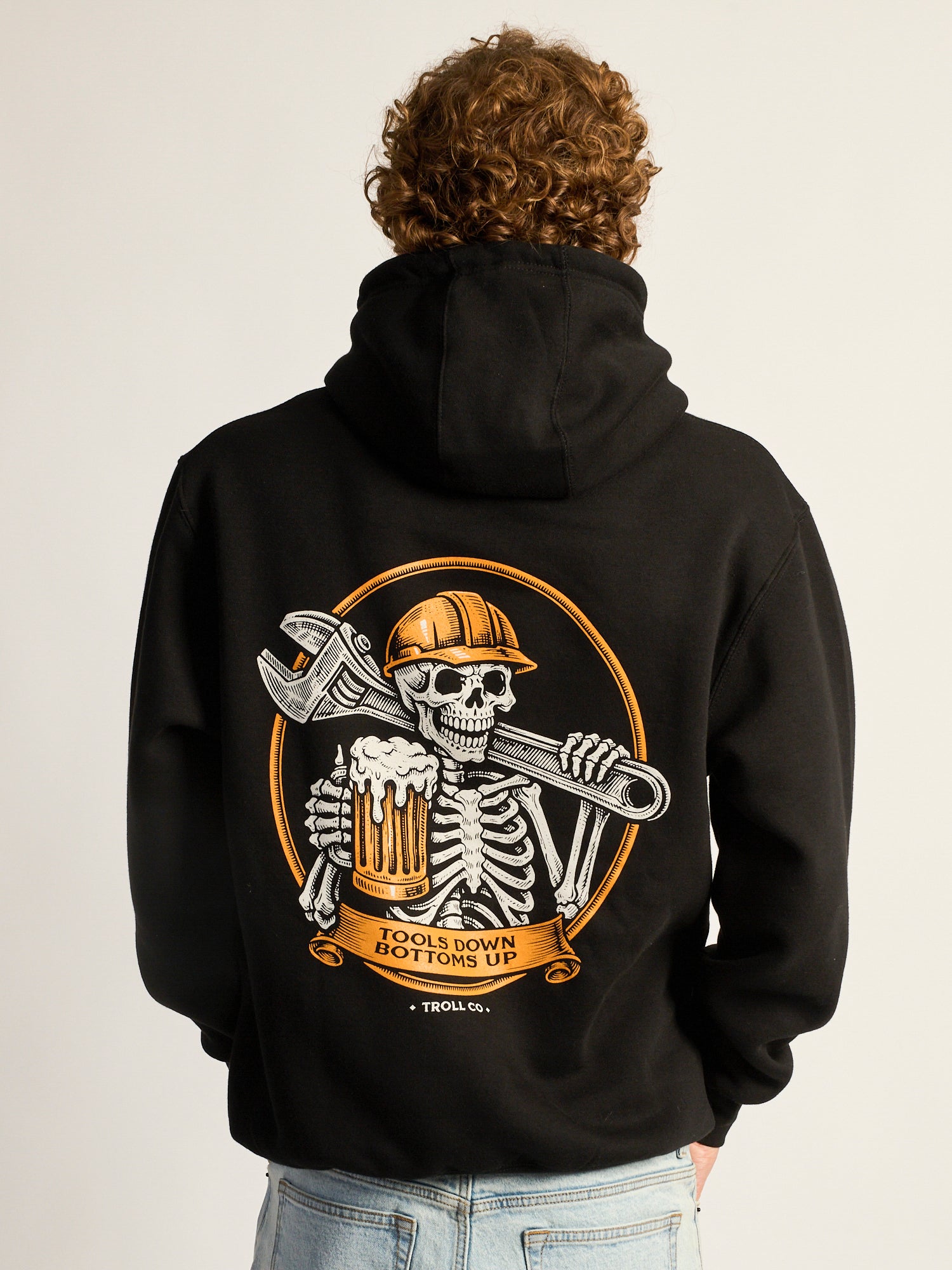 HOODIE TROLL CO. TOOLS DOWN CHEERS
