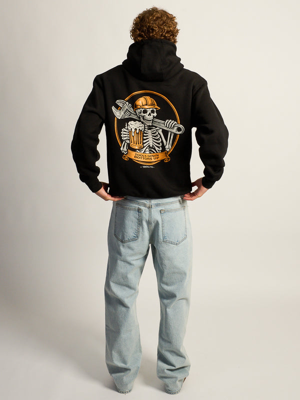 TROLL CO. TOOLS DOWN CHEERS PULLOVER HOODIE