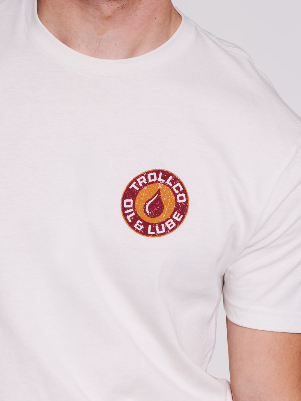 T-SHIRT HUILE ET LUBRIFIANT DE GARAGE TROLL CO.