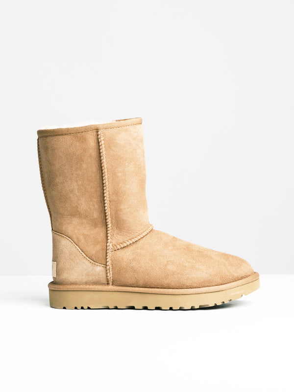 WOMENS UGG CLASSIC SHORT II BOOTS - CHESTNUT
