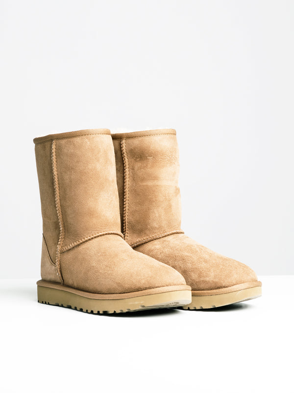 WOMENS UGG CLASSIC SHORT II BOOTS - CHESTNUT