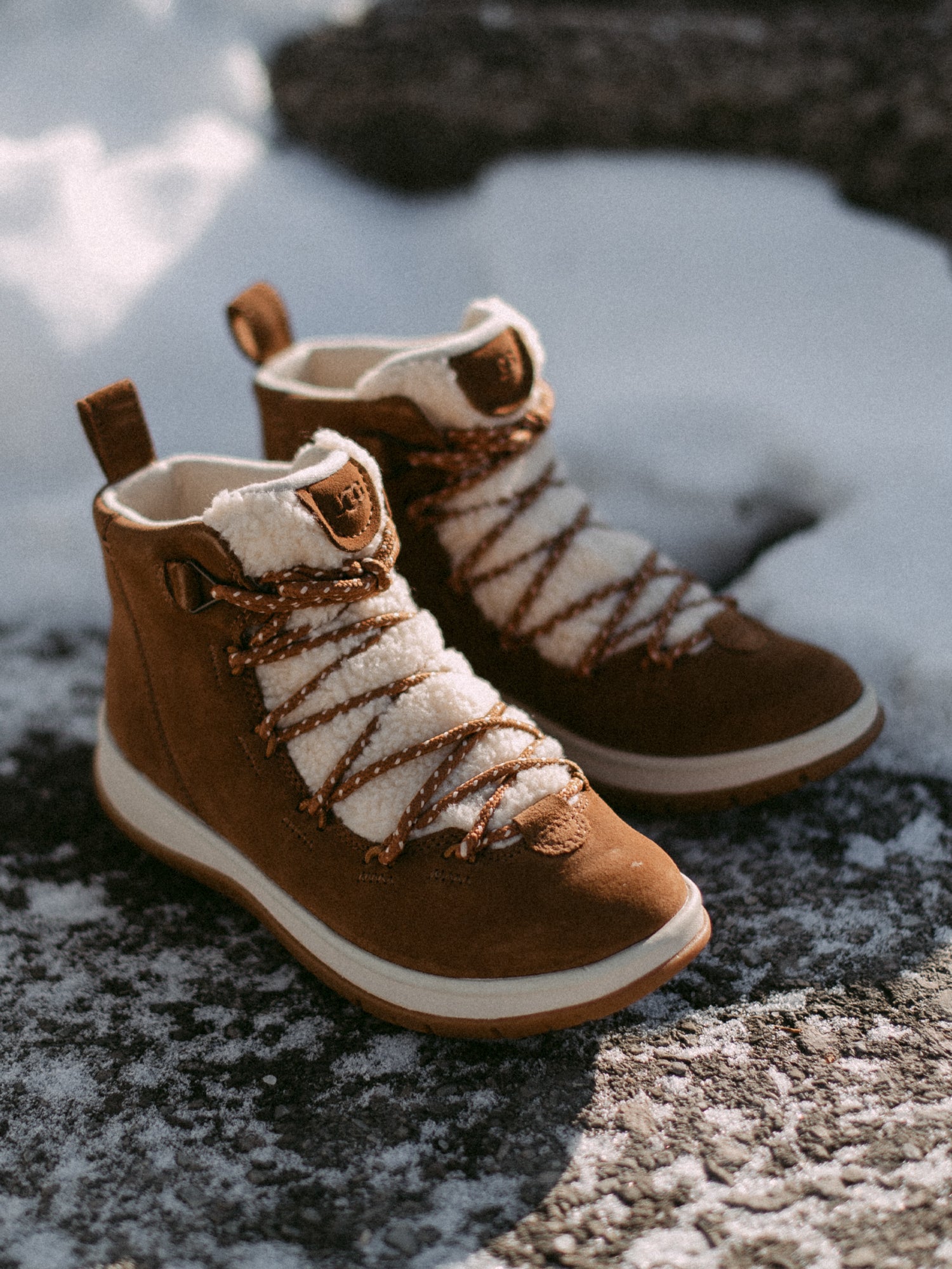 Brown mid outlet boots