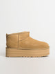 UGG WOMENS UGG CLASSIC ULTRA MINI PLATFORM - Boathouse