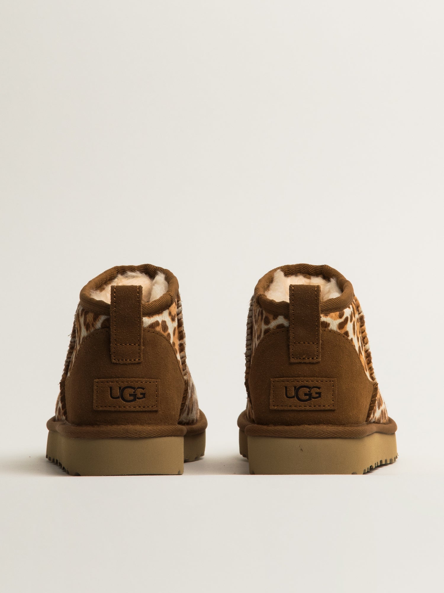 WOMENS UGG CLASSIC ULTRA MINI PLAINS - LEOPARD