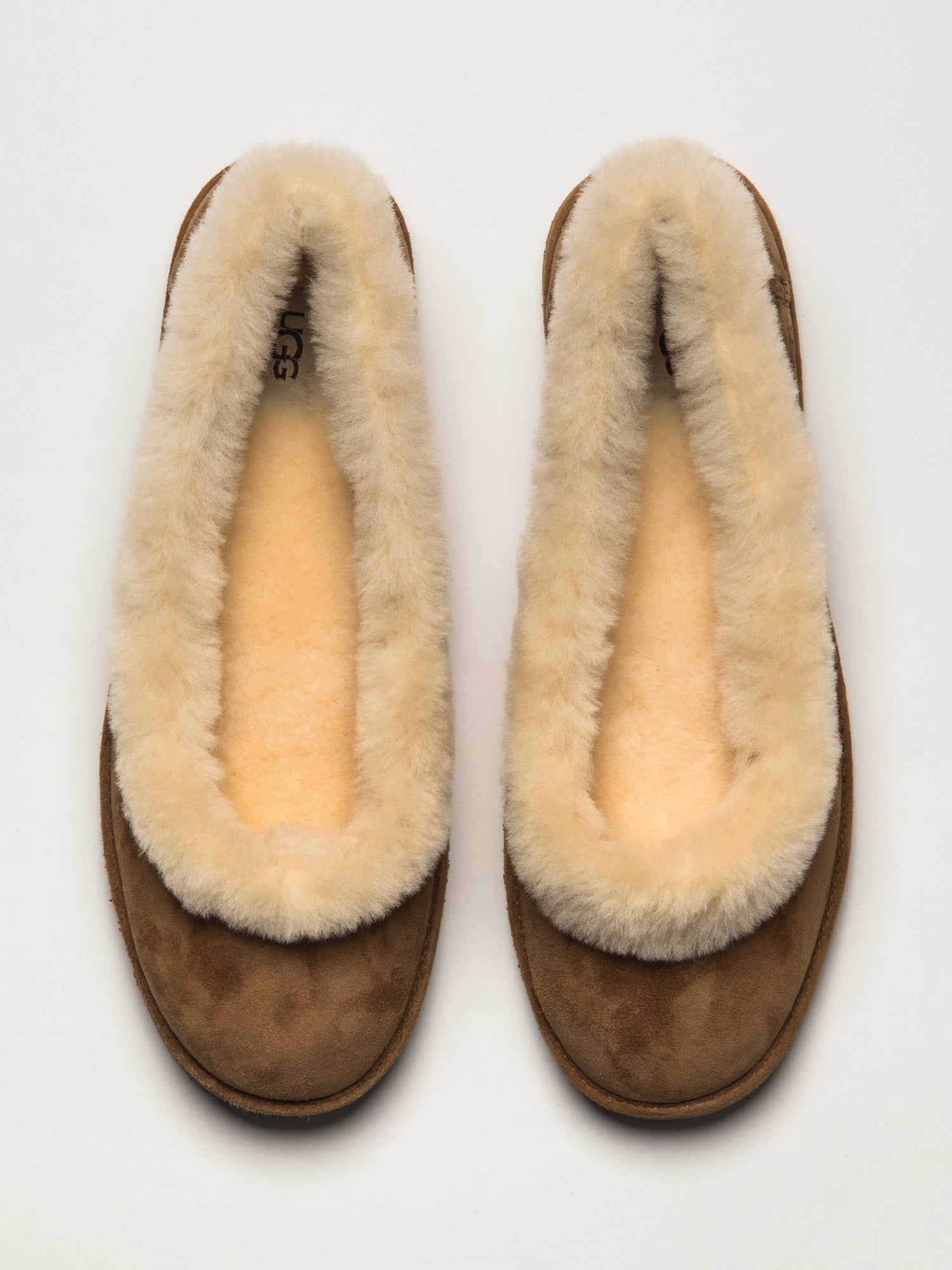 WOMENS UGG ZORA BALLET FLAT - CHESTNUT