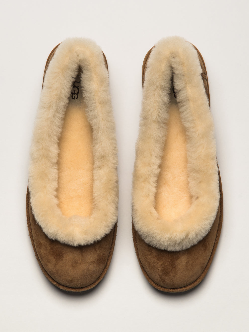 WOMENS UGG ZORA BALLET FLAT - CHESTNUT