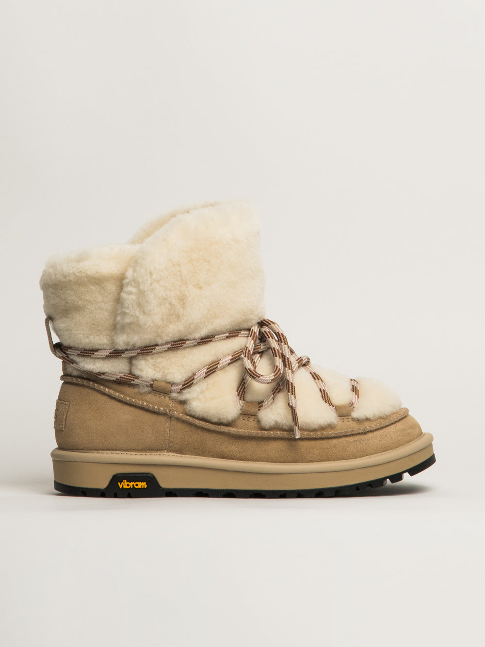 WOMENS UGG CLASSIC TREAD FLUFFED BOOT - MOONBEAM