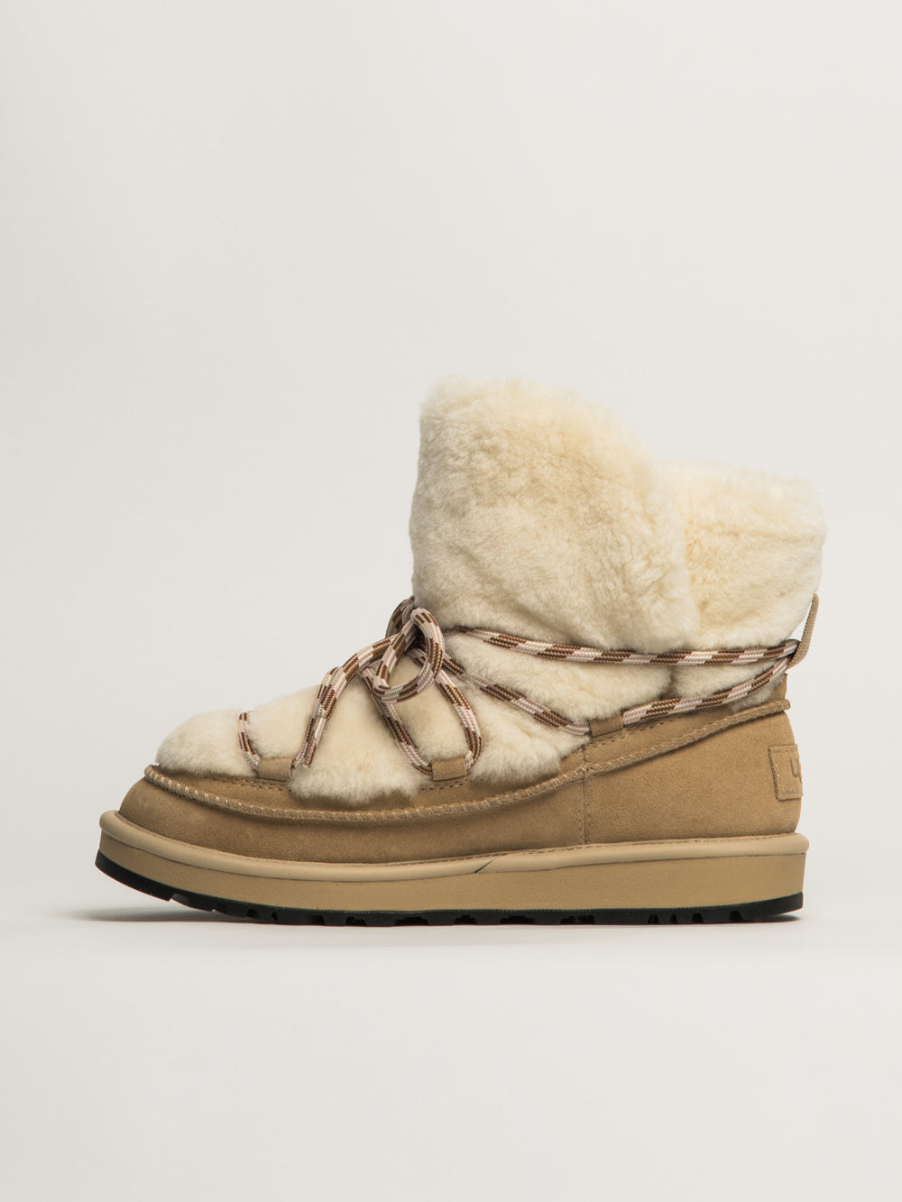 WOMENS UGG CLASSIC TREAD FLUFFED BOOT - MOONBEAM
