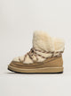 WOMENS UGG CLASSIC TREAD FLUFFED BOOT - MOONBEAM