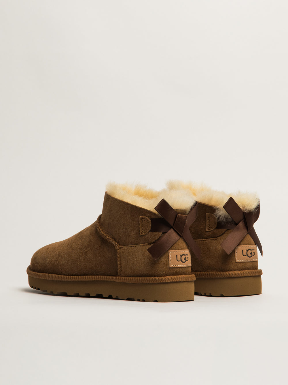UGG ULTRA MINI BAILEY BOW BOOT - CHÂTAIGNE