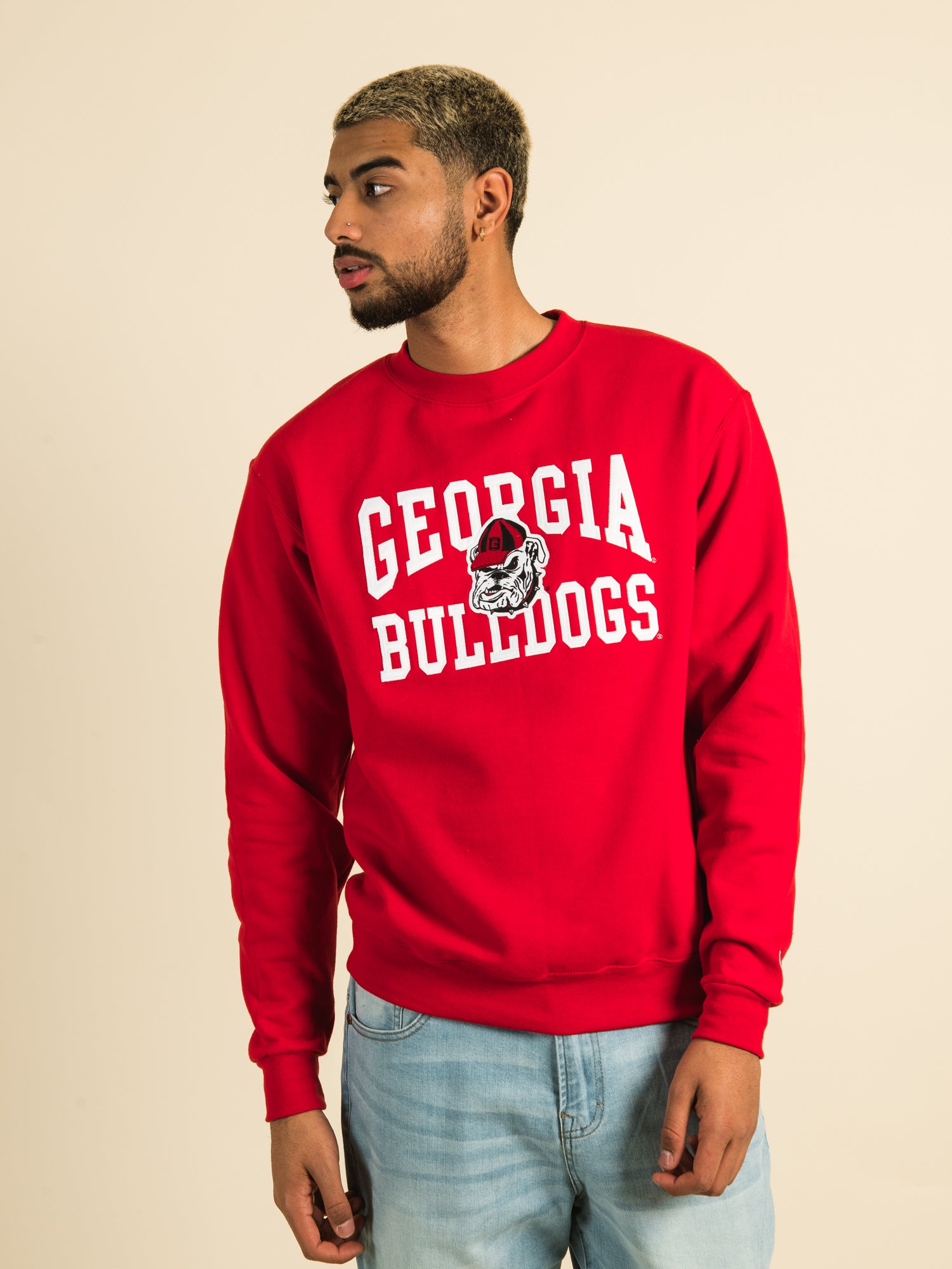 Red crewneck hot sale champion