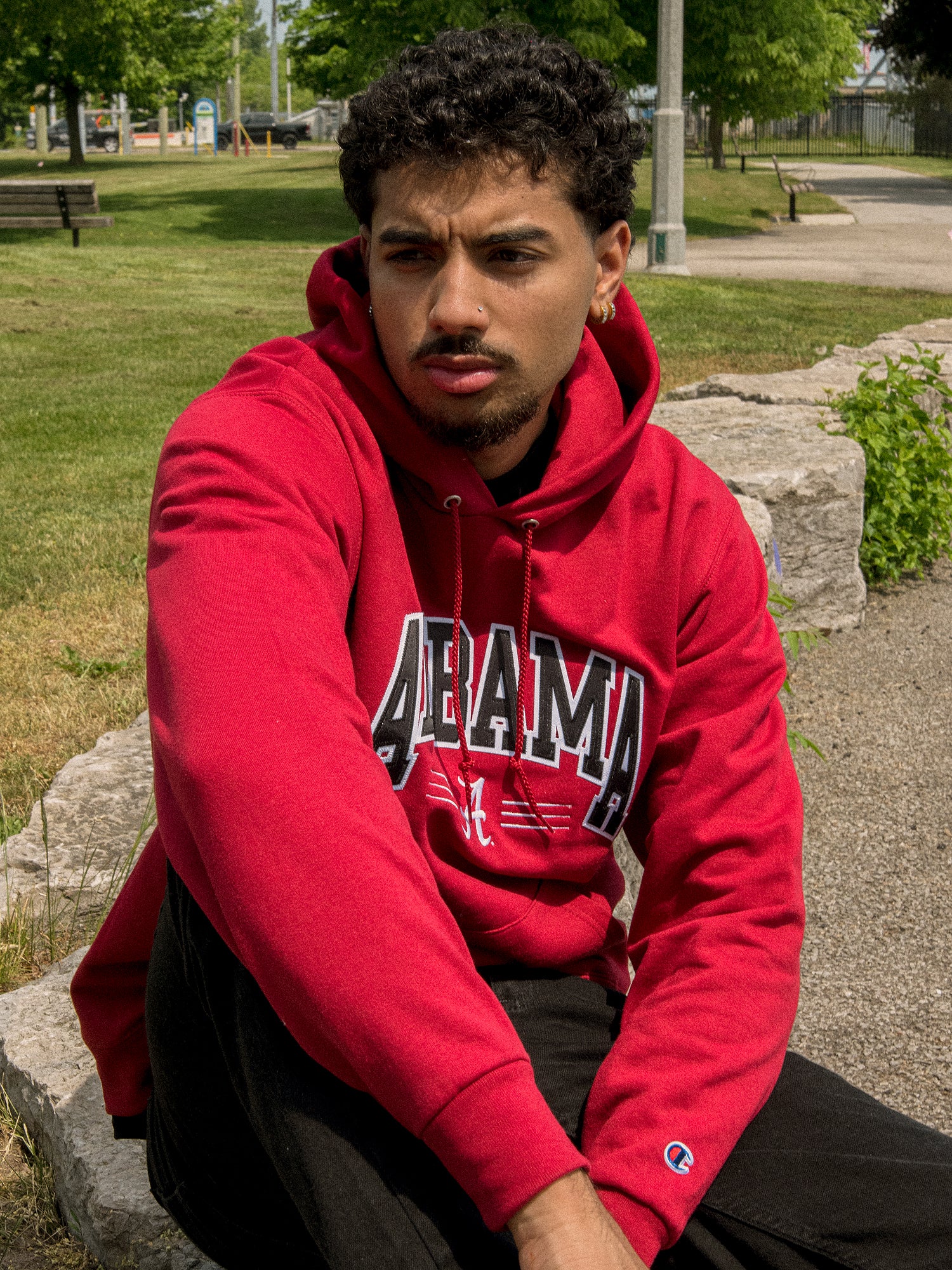 Red hot sale alabama hoodie