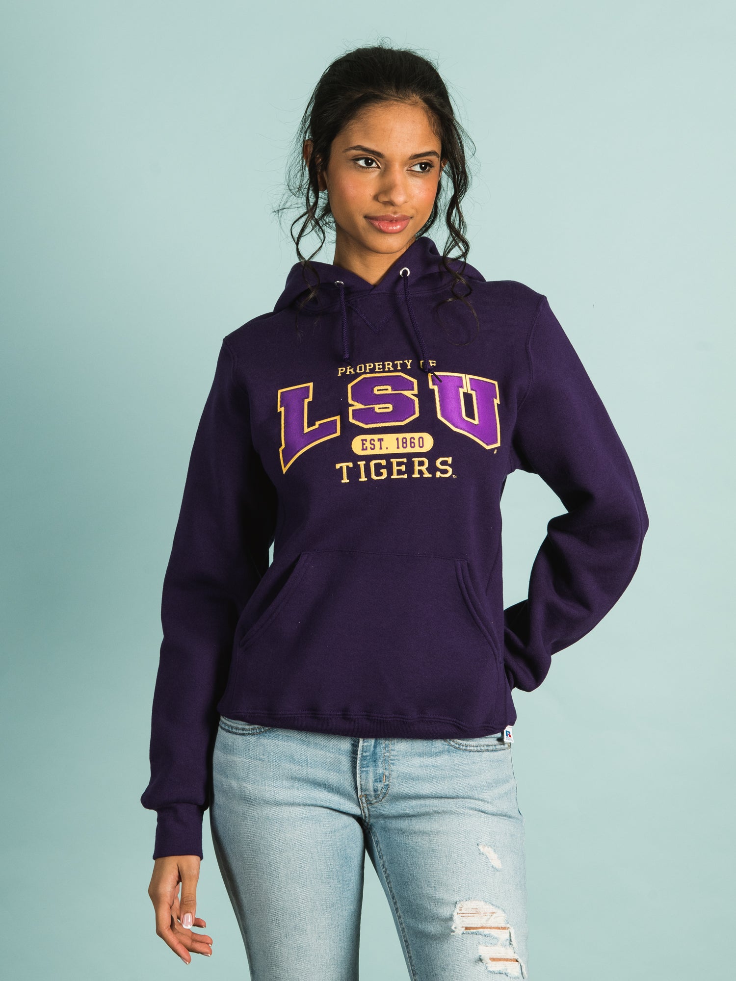 Lsu on sale champion sweatshirt