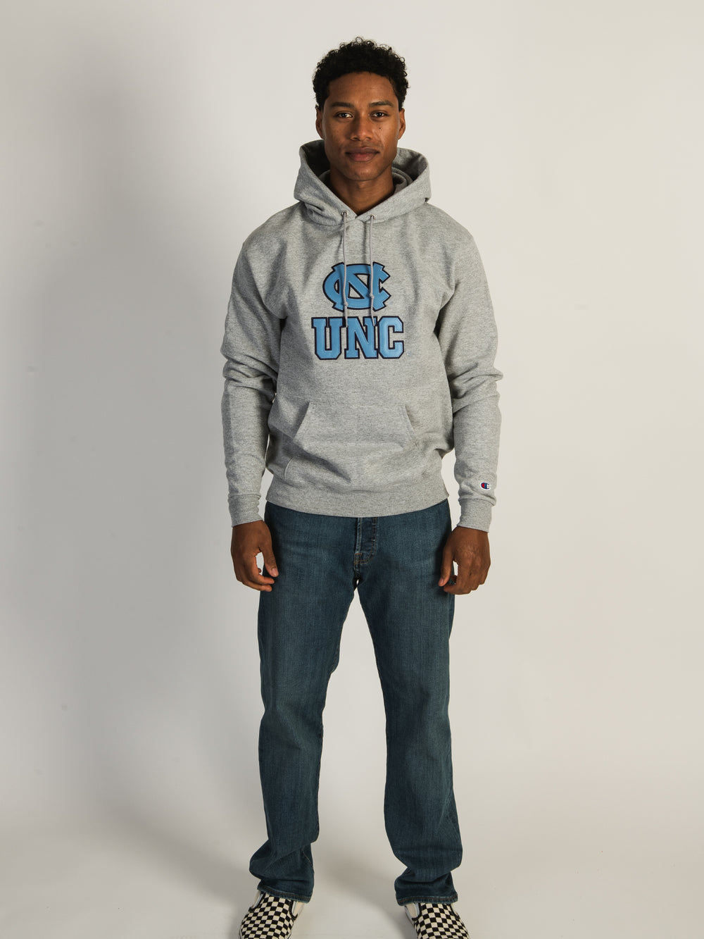 CHAMPION CAROLINA BIG LOGO PULLOVER HOODIE