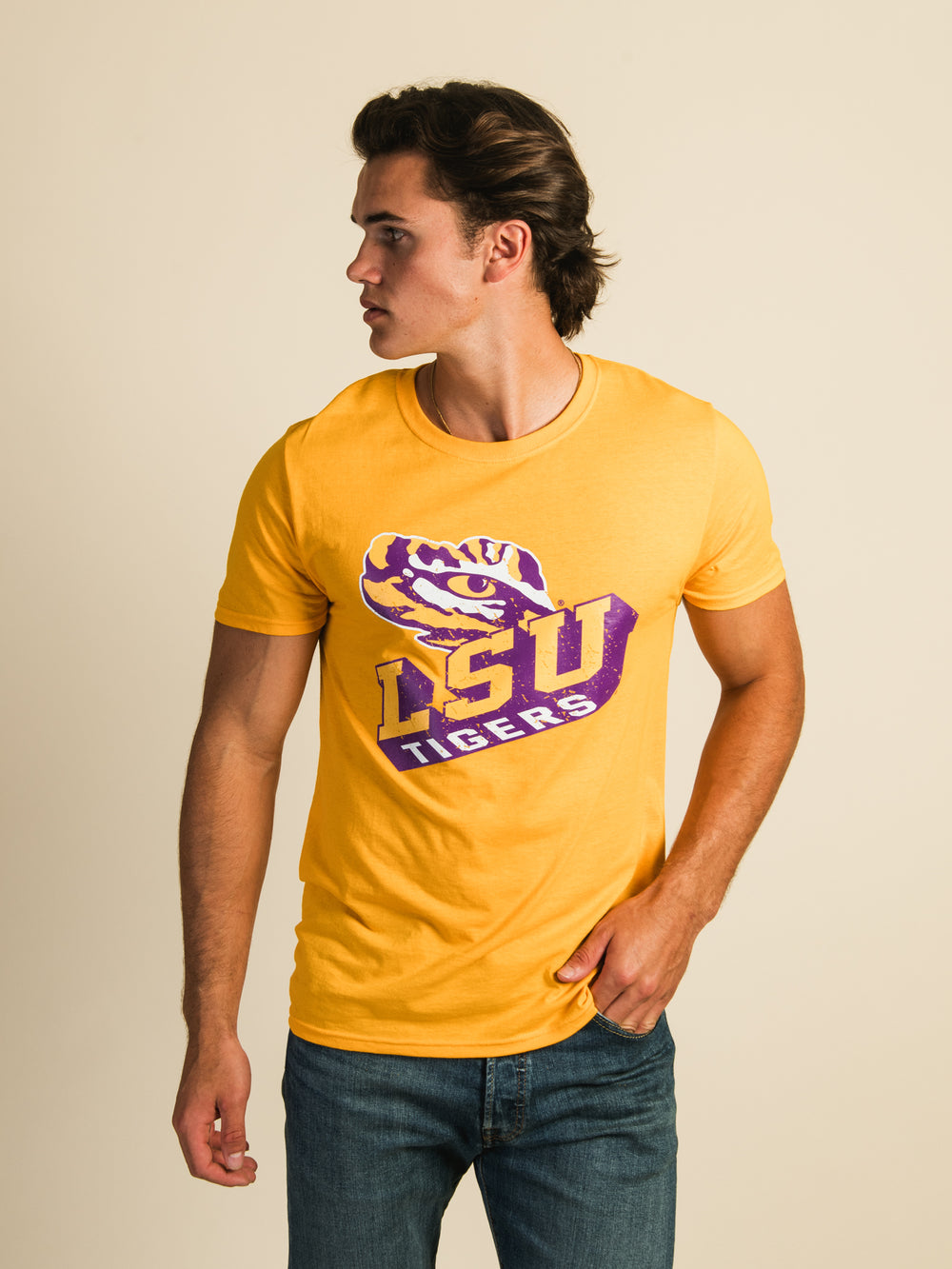 T-SHIRT RUSSELL LSU