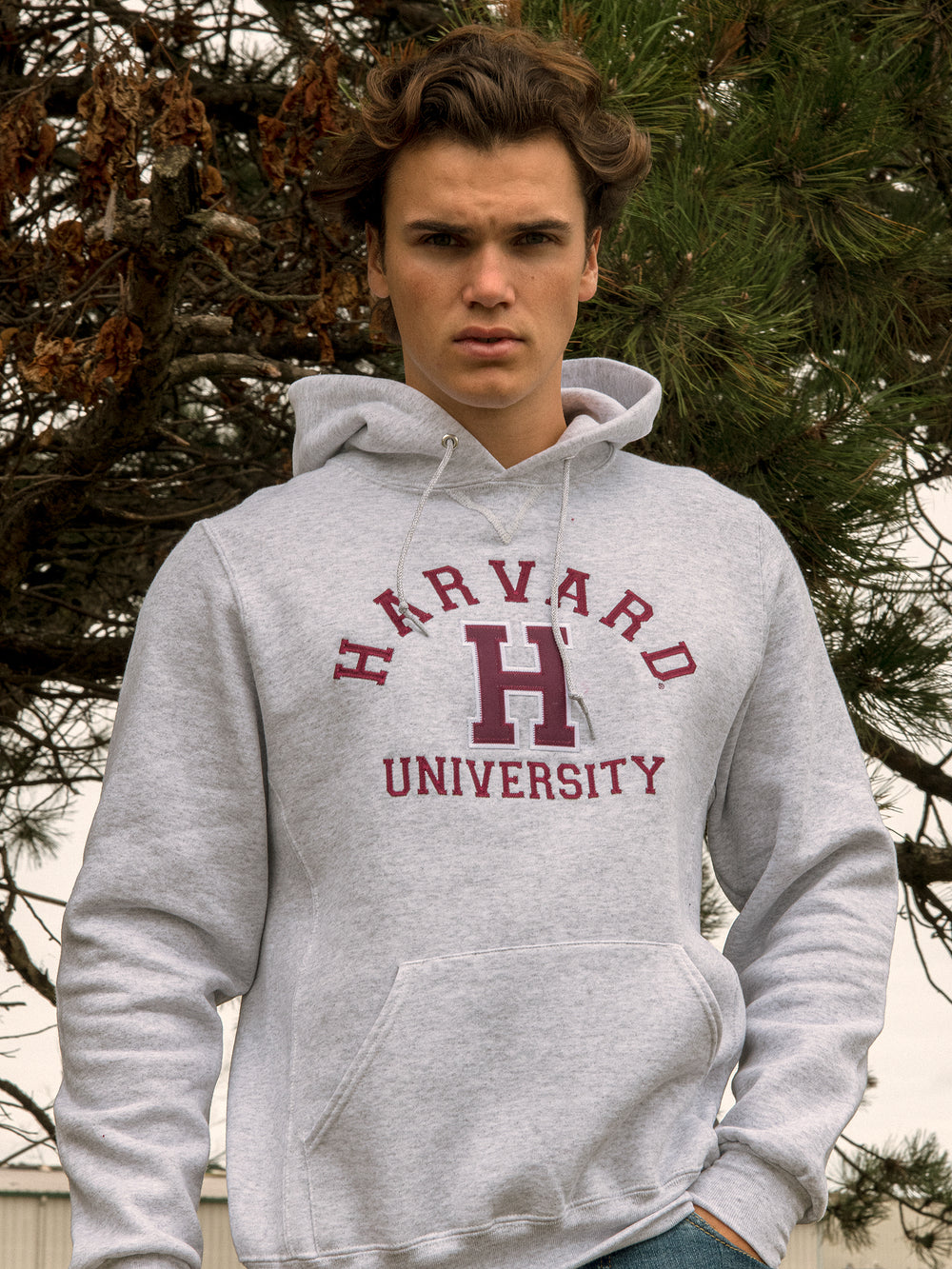 NCAA HARVARD PULLOVER HOODIE