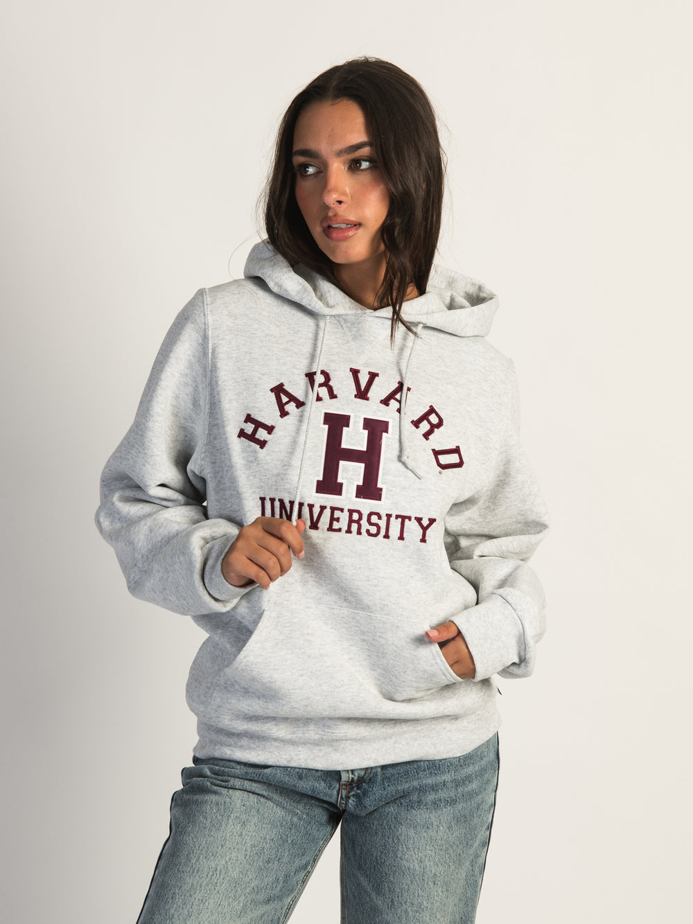 Boathouse Harvard Grey Hoodie Michigan Wolverines Hoodie Brandy