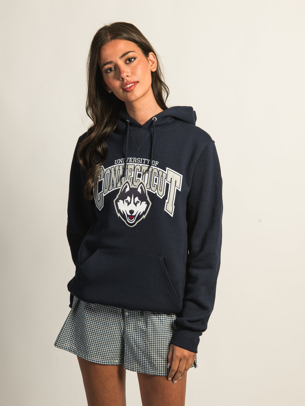 NCAA UCONN PULL OVER HOODIE