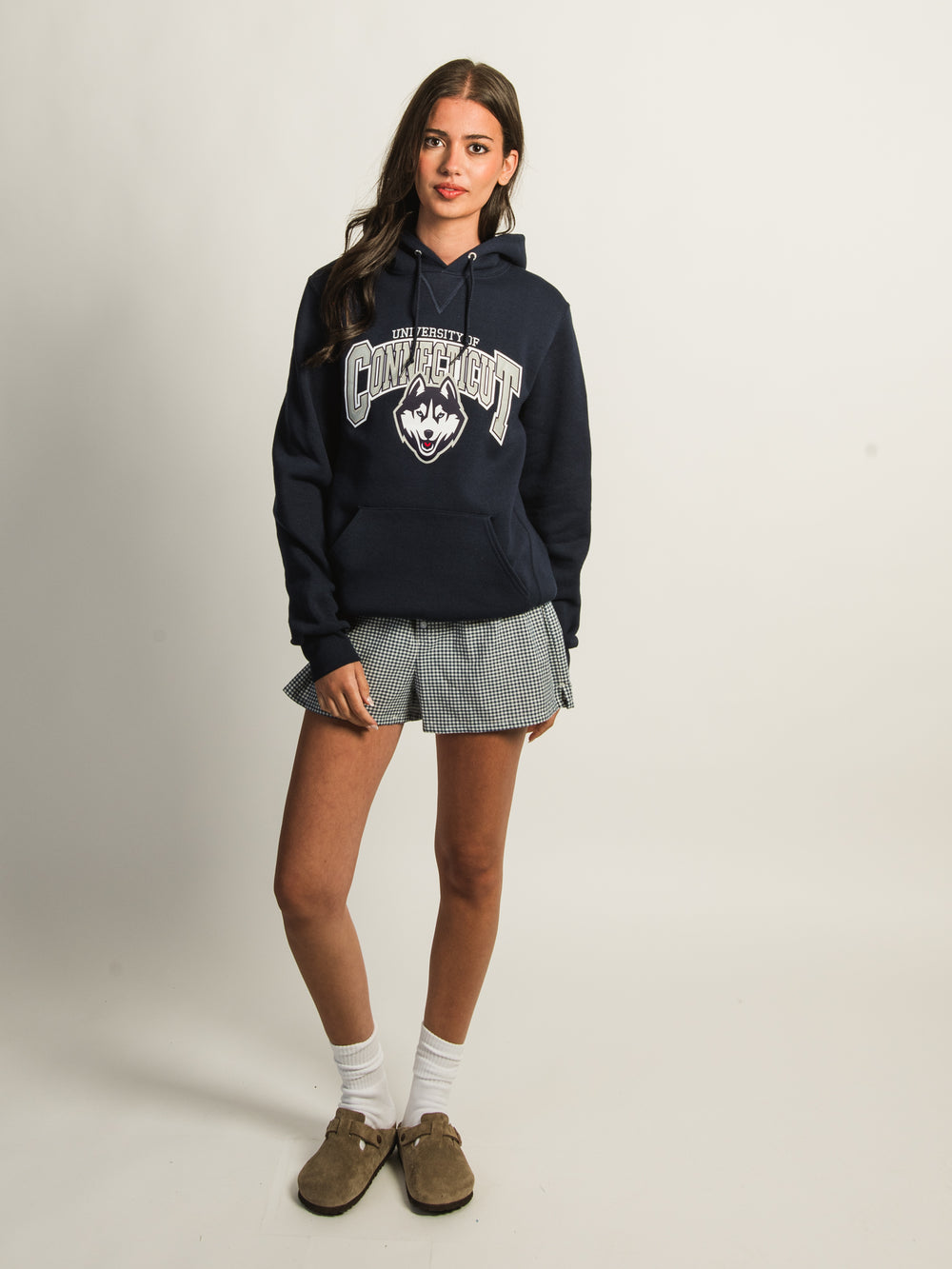 NCAA UCONN PULL OVER HOODIE