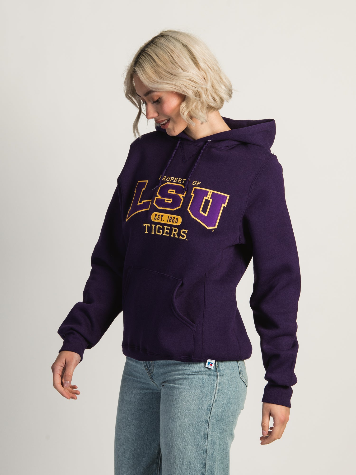 Lsu clearance grey hoodie