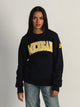 RUSSELL ATHLETIC RUSSELL MICHIGAN SLEEVE EMBROIDERED CREW - Boathouse