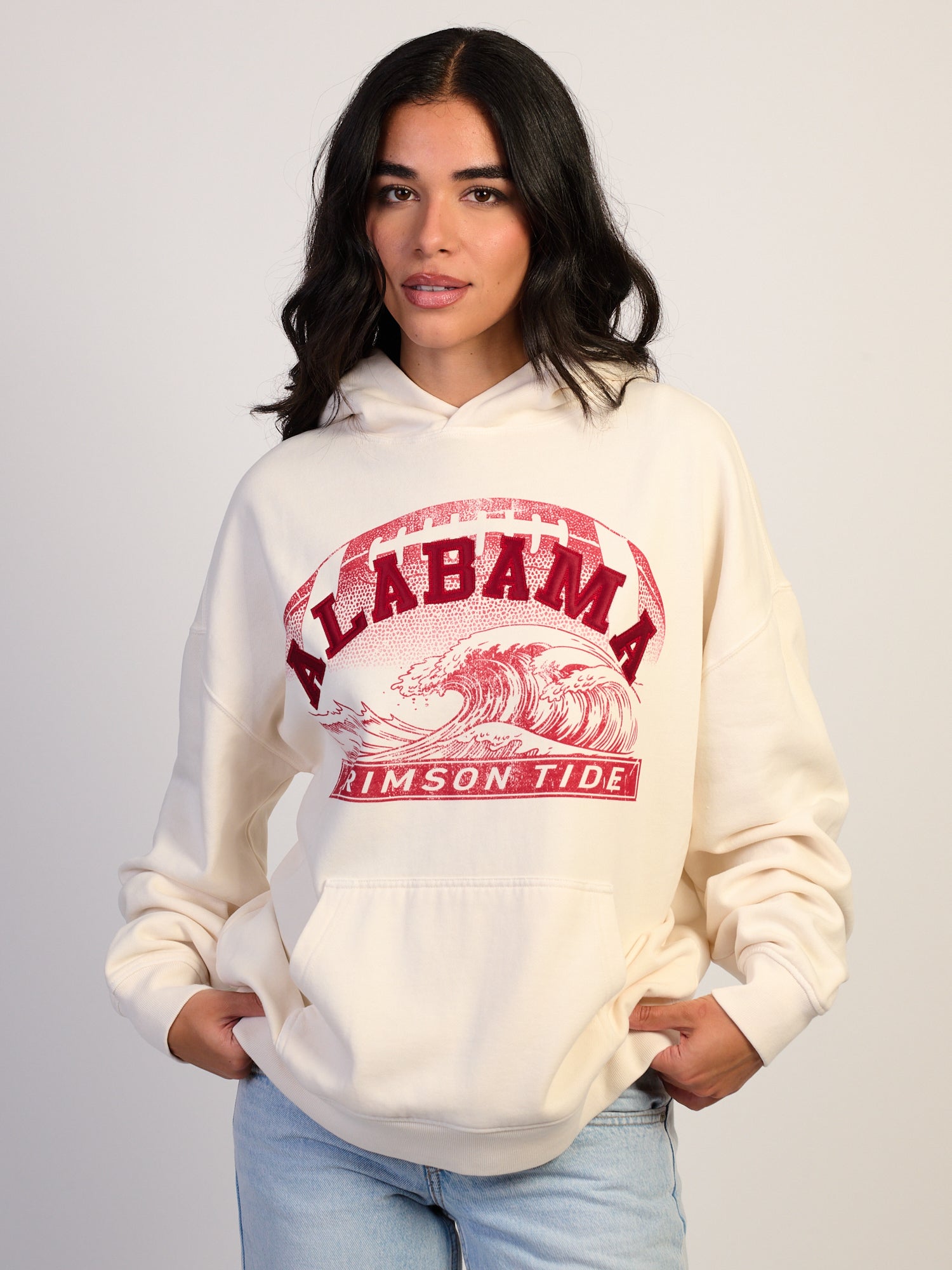 CRIMSON TIDE RELAXED HOODIE