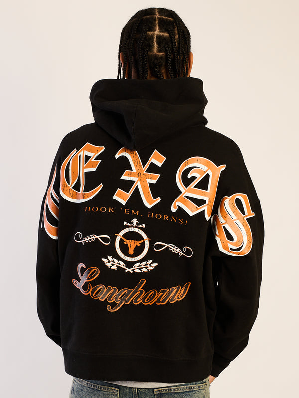 TEXAS SLEEVE TO SLEEVE PULLOVER HOODIE