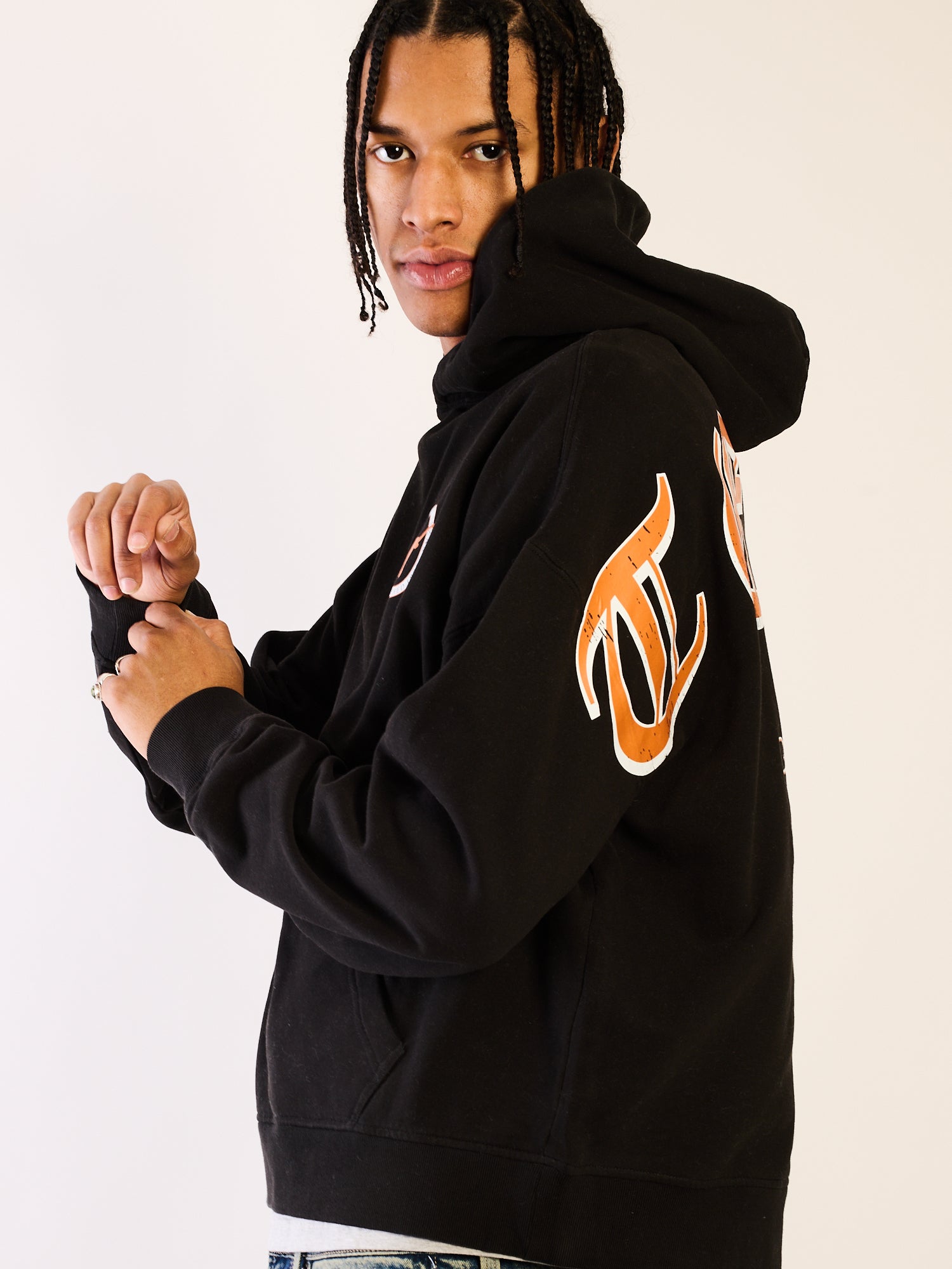 TEXAS SLEEVE TO PULLOVER HOODIE
