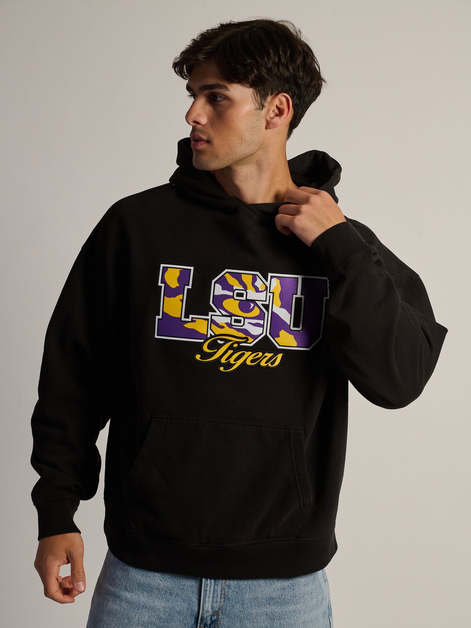 LSU TIGERS RELAXED HOODIE