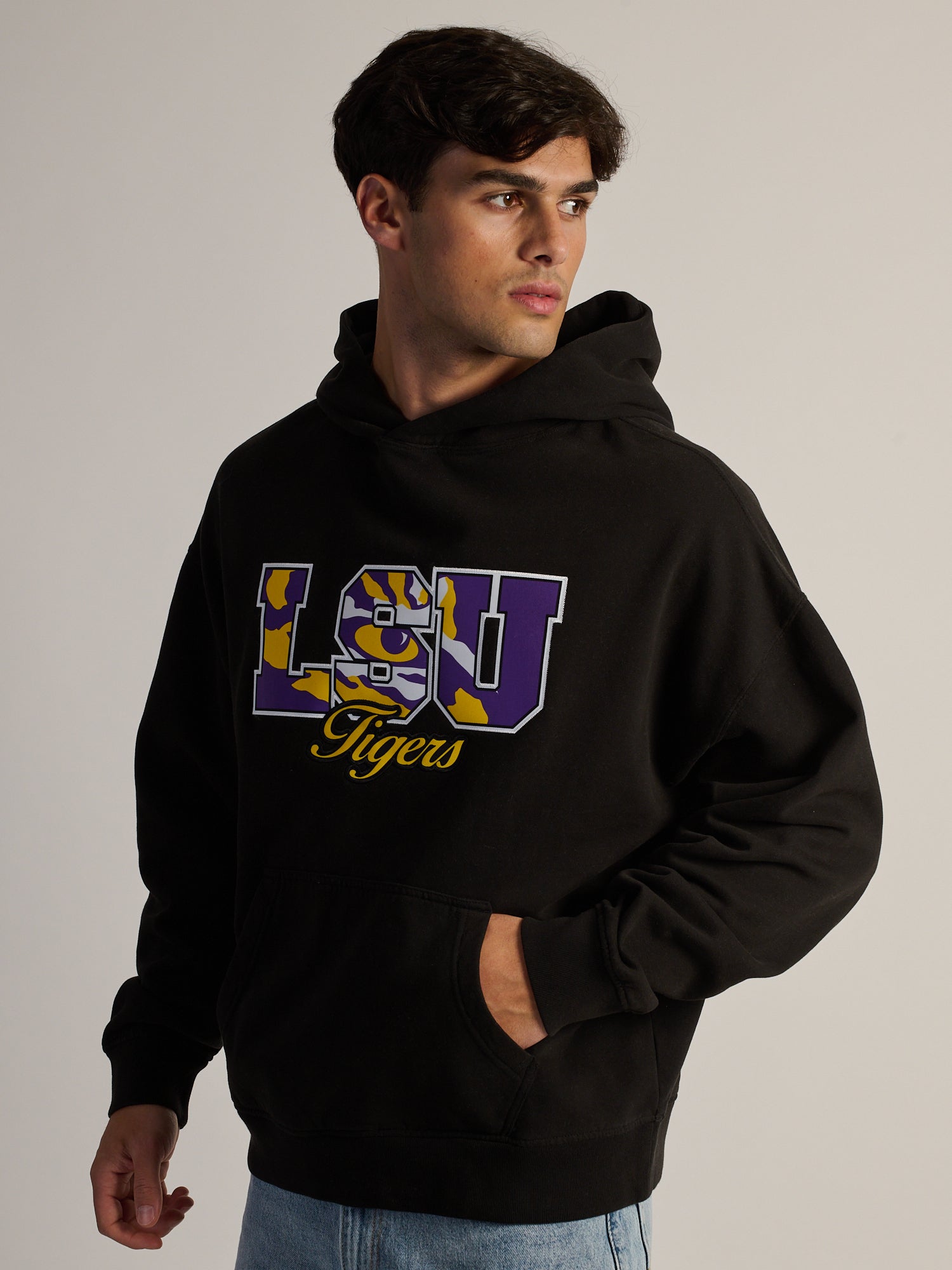 LSU TIGERS RELAXED HOODIE