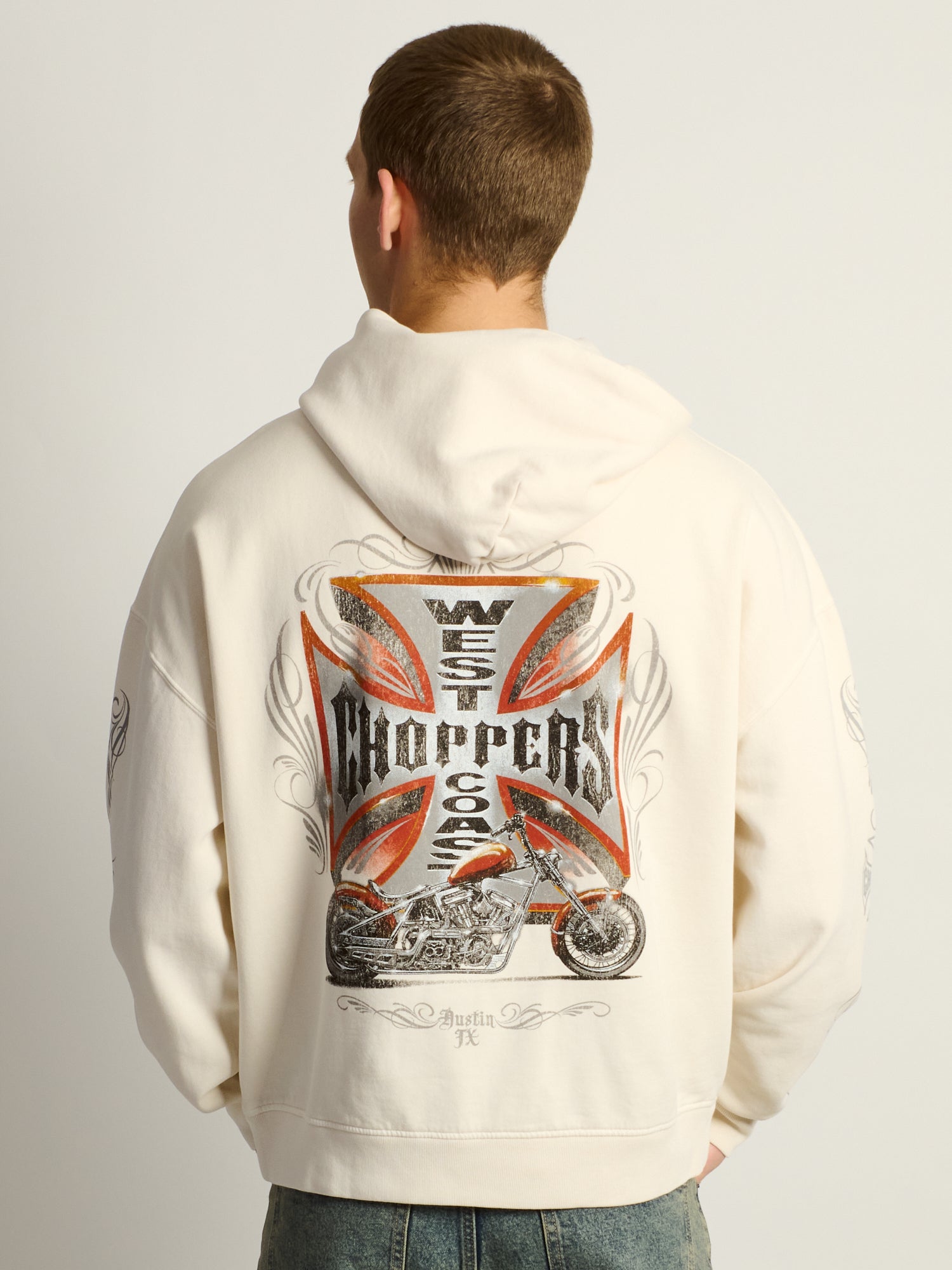 WEST COAST CHOPPER RELAXED PULL OVER HOODIE