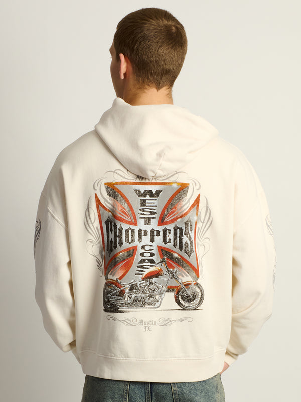 WEST COAST CHOPPER RELAXED PULL OVER HOODIE