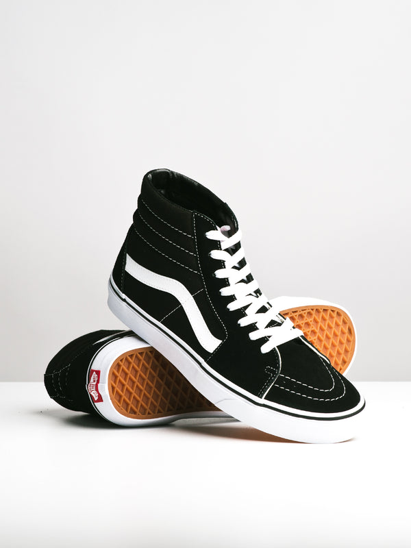 MENS VANS SK8 HI BLACK/WHITE SNEAKER