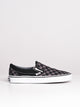VANS MENS VANS CLASSIC SLIP-ON CHECKERBOARD CANVAS SHOES - Boathouse