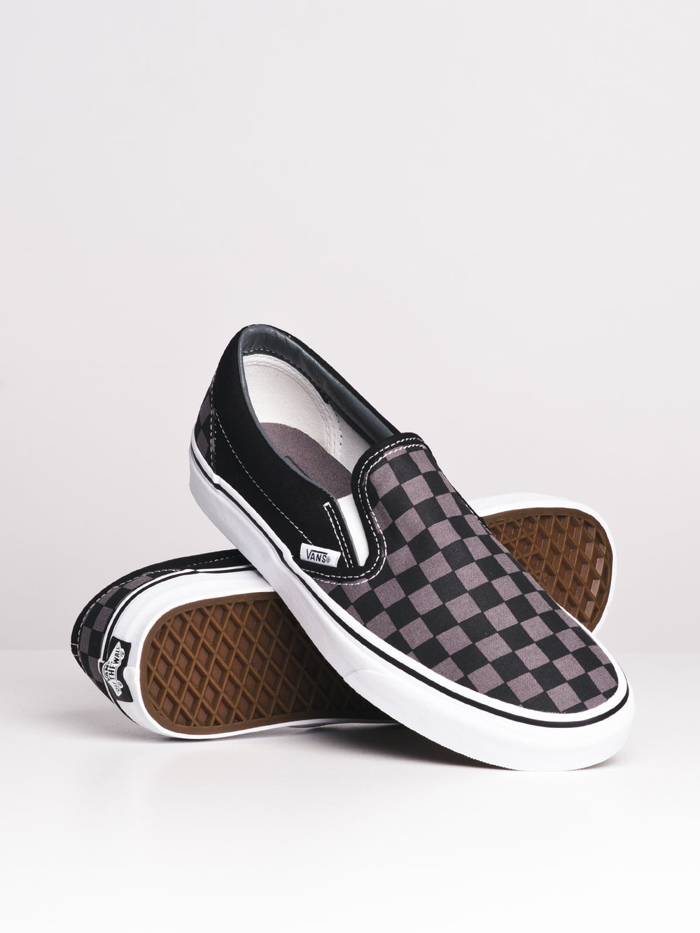 MENS VANS CLASSIC SLIP-ON CHECKERBOARD CANVAS SHOES