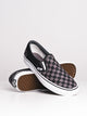 VANS MENS VANS CLASSIC SLIP-ON CHECKERBOARD CANVAS SHOES - Boathouse